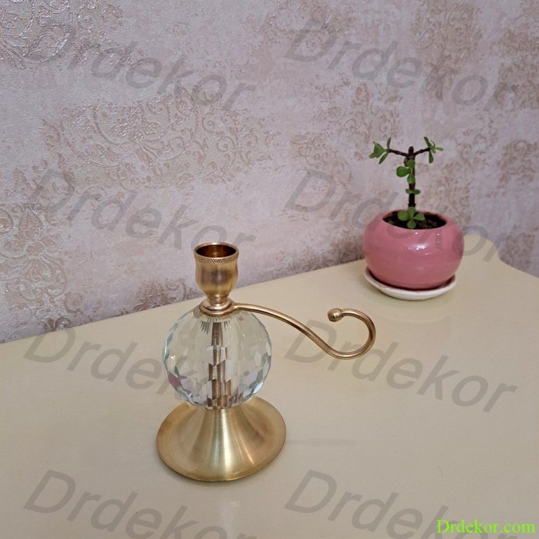 شمعدان زنبق دسته دار