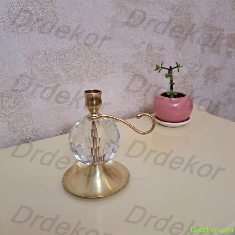شمعدان زنبق دسته دار